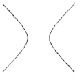 <strong>Name the conic. </strong> A) ellipse B) parabola C) hyperbola D) circle