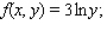 Evaluate the double integral   for the given function f(x, y)  and the region R.   R is the rectangle defined by   A) 10e B) 9 C) - 9e D) - 10
