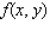 Evaluate the double integral   for the function   and the region   .   and   is bounded by   ,   ,   and   . A)    B)    C)    D)    E)   