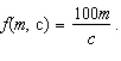 The IQ (itelligence quotient)  of a person whose mental age is   years and whose chronological age is   years is defined as   What is the IQ of a 10-years-old child who has a mental age of 19 years? A) 95 B) 190 C) 200 D) 52.63 E) 100