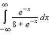 Evaluate the following improper integral whenever it is convergent.   A)    B)    C)    D)    E) the integral is divergent