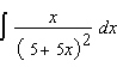 Use the table of integrals to find the integral.   A)    B)    C)    D)    E)   