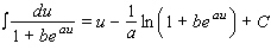 Use the formula   to find the integral.   A)    B)    C)    D)    E)   