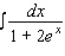 Use the formula   to find the integral.   A)    B)    C)    D)    E)   