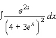 Use the table of integrals to find the integral.   Use C as the constant of integration.