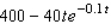 Sales of the latest recording by Brittania, a British rock group, are currently   units/week (each unit representing 10,000 discs) , where t denotes the number of weeks since the recording's release.Find an expression that gives the total number of discs sold as a function of t. A)    B)    C)    D)    E)   