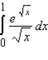 Evaluate the definite integral.   A)    B)    C)    D)    E)   