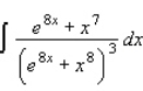 Find the indefinite integral.   A)    B)    C)    D)   