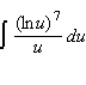 Find the indefinite integral.  