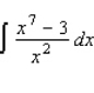 Find the indefinite integral.   Hint:  