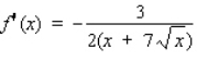 <strong>Find the derivative of the function. </strong> A) B) C) D) E)
