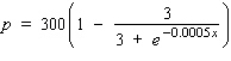 The monthly demand for a certain brand of table wine is given by the demand equation   where p denotes the wholesale price per case (in dollars)  and x denotes the number of cases demanded.Find the rate of change of the price to the nearest hundredth of a cent per case when x = 1,000. A) The rate of change of the price is - 1.80 cents per case. B) The rate of change of the price is - 2.10 cents per case. C) The rate of change of the price is - 4.08 cents per case. D) The rate of change of the price is - 2.04 cents per case.