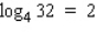 Express the equation in logarithmic form.   A)    B)    C)    D)   