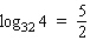 Express the equation in logarithmic form.   A)    B)    C)    D)   