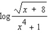 Use the laws of logarithms to simplify the expression.   A)    B)    C)    D)    E)   