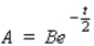 Use logarithms to solve the equation for t.   A)    B)    C)    D)   