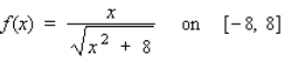 Find the absolute maximum value and the absolute minimum value, if any, of the given function.   A) Absolute maximum value:   ; absolute minimum value:   B) Absolute maximum value:   ; absolute minimum value:   C) Absolute maximum value:   ; absolute minimum value:   D) No absolute extrema