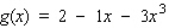 Using the curve-sketching guide, select the graph of the function.   A)    B)    C)   