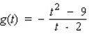 Using the curve-sketching guide, select the graph of the function.   A)    B)    C)   