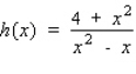 Find the horizontal and vertical asymptotes of the graph of the function.(You need not sketch the graph.)   Horizontal asymptote(s) __________ Vertical asymptote(s) __________