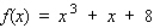 Show that the function   has no relative extrema on   . A) The function has no relative extrema by definition of the derivation. B) The derivation of the function   is   .At every point the derivative exists and does not equal to 0.So by definition the function has no relative extrema on this interval. C) The function has no relative extrema because   does not equal to 0 at any point.