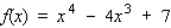 Find the relative maxima and relative minima, if any, of the function.Otherwise, answer none.   Relative minima: __________ Relative maxima: __________