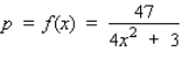 The supply equation for a certain brand of radio is given by   , where p is expressed in dollars/bushel and x, the quantity demanded each year, is measured in billions of bushels.The economists are forecasting a harvest of 1.8 billion bushels for the year, with a maximum error of 15% in their forecast. Determine the corresponding maximum error in the predicted price per bushel of soybeans.Round the answer to the nearest percent. A)    B)    C)    D)    E)   