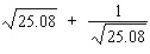 Use a differential to approximate   . Hint: Let   and compute dy with x = 25 and dx = 0.08 . A) 5.14381 B) 6.18124 C) 5.38115 D) 5.20768