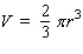 A hemisphere-shaped dome of radius 30 ft is to be coated with a layer of rust-proofer before painting.Use differentials to estimate the amount of rust-proofer needed if the coat is to be 0.05 in.thick. Hint: The volume of a hemisphere of radius r is   . A)    B)    C)    D)   