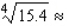 Use a differential to approximate the quantity.   Round the result to the nearest thousandth, if necessary.   __________