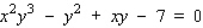 Find an equation of the tangent line to the graph of the function f defined by the given equation at the point   .   A)    B)    C)    D)   