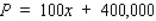 The management of Acrosonic plans to market the ElectroStat, an electrostatic speaker system.The marketing department has determined that the demand for these speakers is   , where p denotes the speaker's unit price (in dollars)  and x denotes the quantity demanded. Acrosonic's production department estimates that the total cost (in dollars)  incurred in manufacturing x ElectroStat speaker systems in the first year of production will be   . Find the profit function P and select the graph of the profit function. A)      B)      C)     