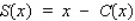 Suppose   measures an economy's personal consumption expenditure and x the personal income, both in billions of dollars.Then,   measures the economy's savings corresponding to an income of x billion dollars.Then   . The quantity dS/dx is called the marginal propensity to save. For the consumption function   , where   and x are measured in billions of dollars, find the marginal propensity to save when   . A)    B)    C)    D)   