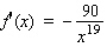Find the derivative of the function by using the rules of differentiation.   A)    B)    C)    D)   