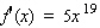 Find the derivative of the function by using the rules of differentiation.   A)    B)    C)    D)   