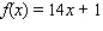 Use the four-step process to find the slope of the tangent line to the graph of the given function at any point.     __________