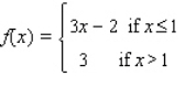 A function f is continuous at the point   if the following conditions are satisfied. 1.   is defined. 2)    exists. 3)    . Determine the values of x, if any, at which the function is discontinuous.At each point of discontinuity, state the condition(s)  for continuity that are violated.     A)    B)    C)    D)    E) Continuous everywhere.