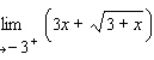 Find the one-sided limit.  
