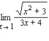 Find the limit, if it exists.   A)    B)    C)    D)    E) The limit does not exist