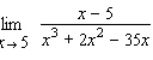 Find the limit, if it exists.Otherwise, answer no solution.  