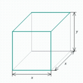 A rectangular box is to have a square base and a volume of 20   .The material for the base costs   , the material for the sides costs   , and the material for the top costs   .Letting x denote the length of one side of the base, find a function in the variable x giving the cost of constructing the box.   A)    B)    C)    D)    E)   
