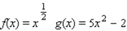 Find functions f and g such that   .   A)    B)    C)    D)    E)   
