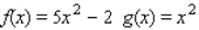 Find functions f and g such that   .   A)    B)    C)    D)    E)   
