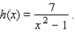 Find function f such that     and   A)    B)    C)    D)    E)   