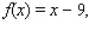 Let     and   .Find the rule for the function  