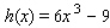 Let     and   .Find the rule for the function  