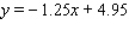 <strong>Metro Department Store's annual sales (in millions of dollars) during the past 5 yr were   Derive an equation of the line L through the points corresponding to the first and fifth years.</strong> A)   B)   C)   D)   E)   <div style=padding-top: 35px> 