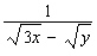 Rationalize the denominator of the expression.   