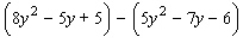 Perform the indicated operations and simplify the expression.  