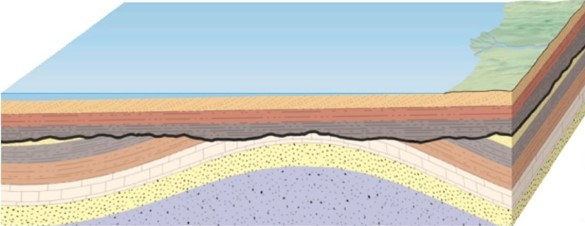   What geologic feature is present in this image?